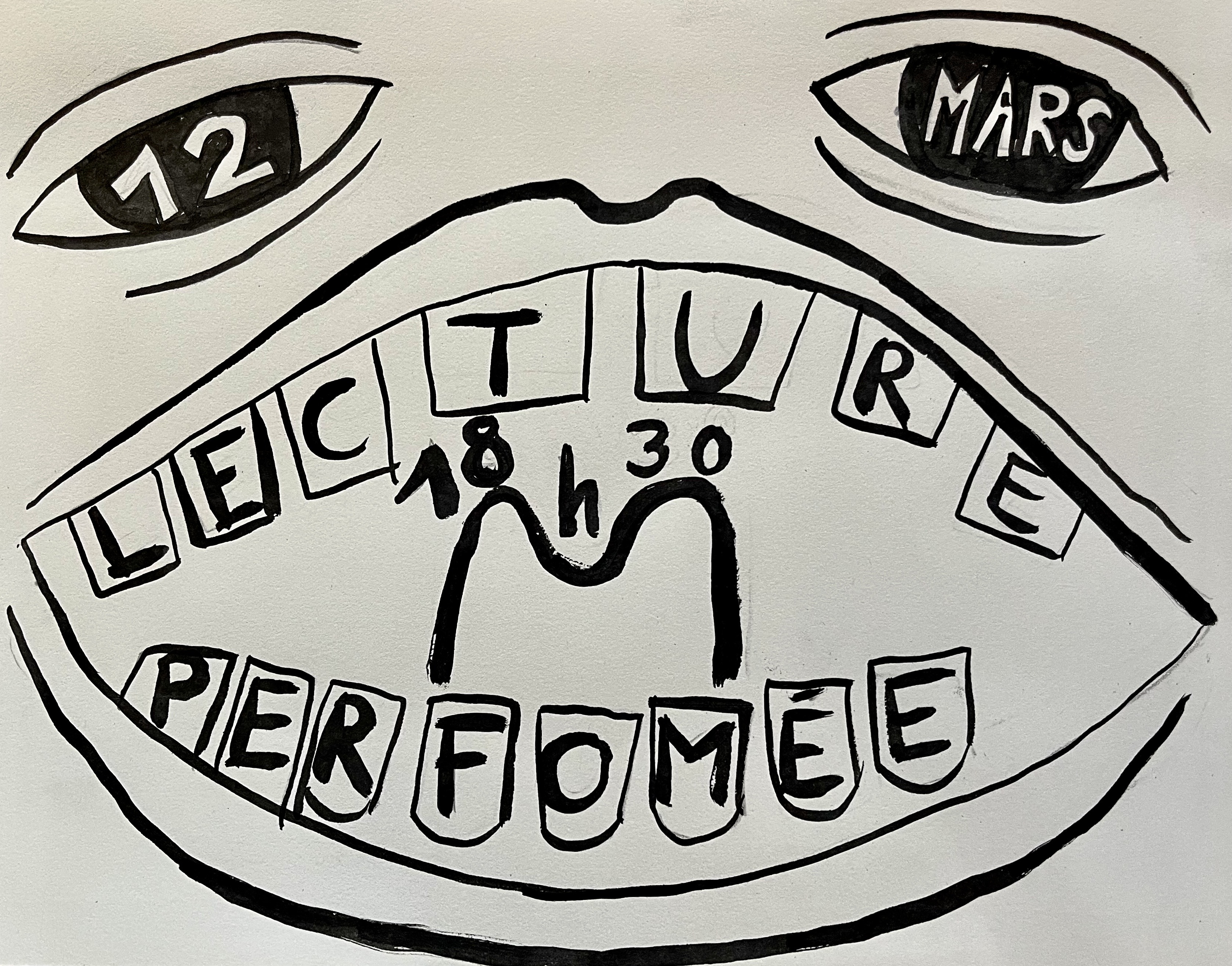 Lecture performée dans le cadre du Printemps des Poètes